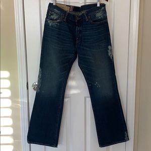 A&F Men Jeans Baxter Slim Boot Size: 32X30
